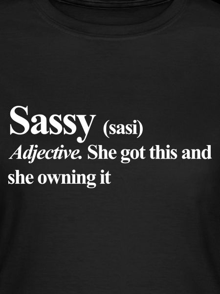 Sassy verb