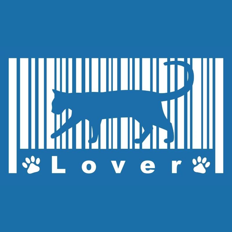 Katze - Kätzchen - Symbol - Barcode - Strichcode