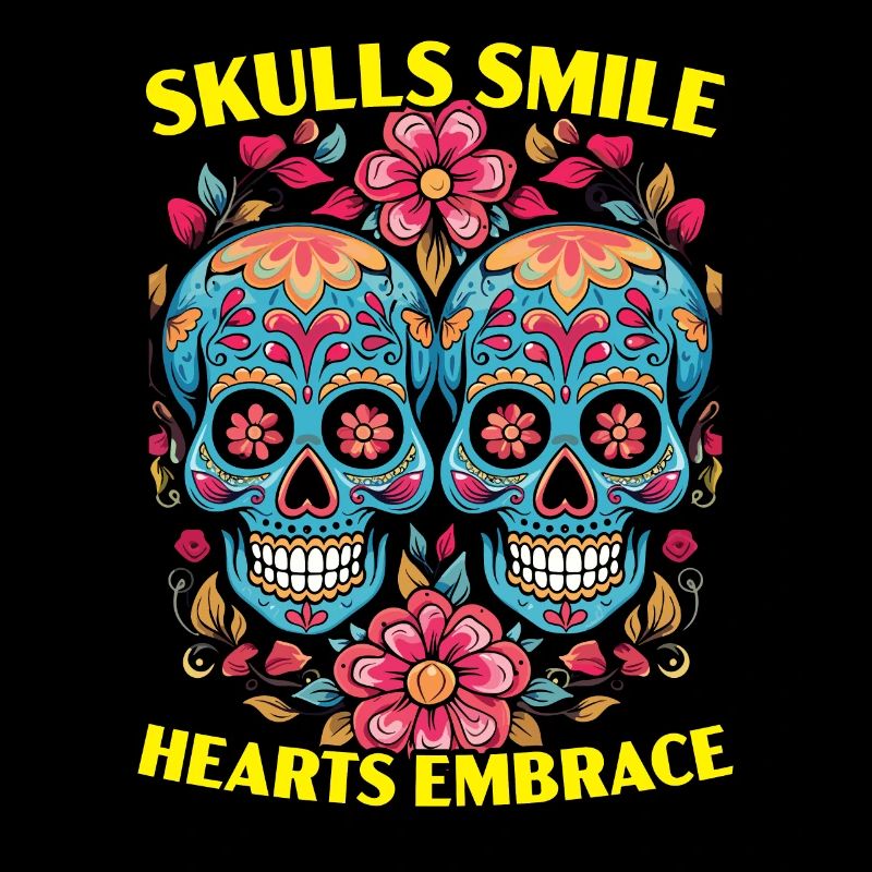 Dia de los Muertos Sugar Skull Mexikanischer Feiertag