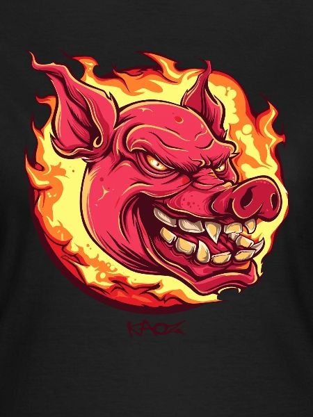 Very intense fireball pig