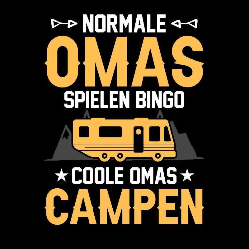 Wohnmobil Camping Oma Geschenk