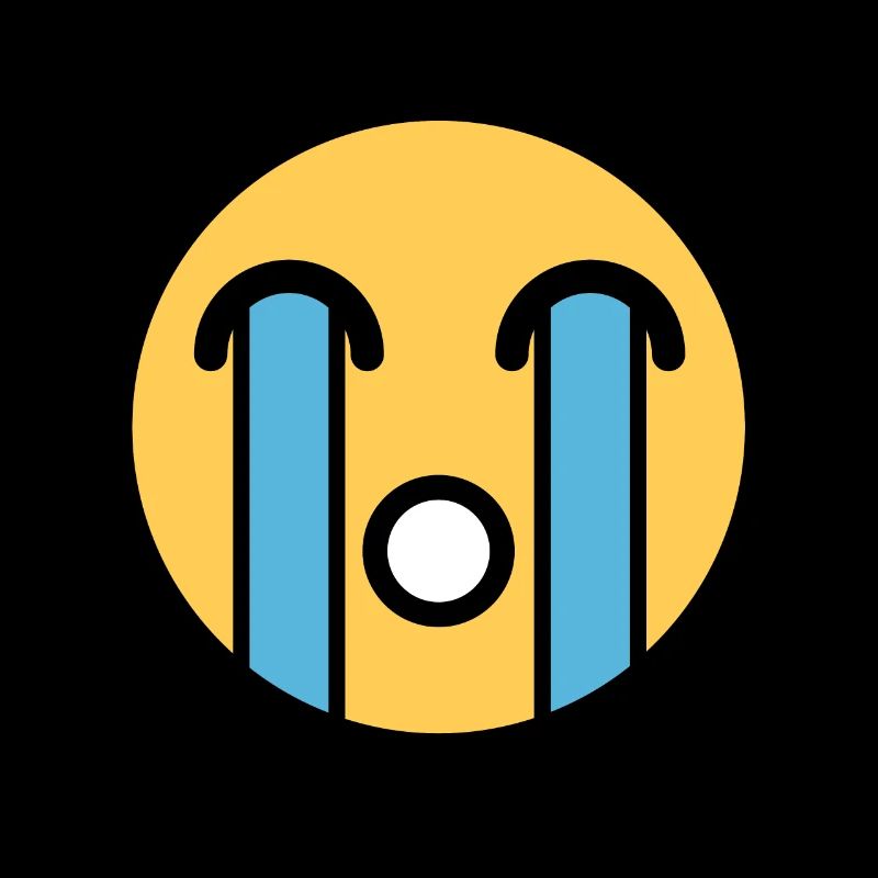 Smiley Face Face Crying A Big River Eyes