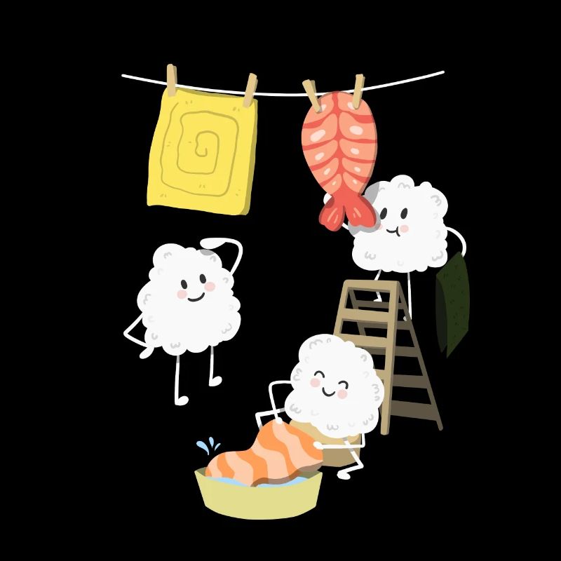 Kawaii Sushi Laundry