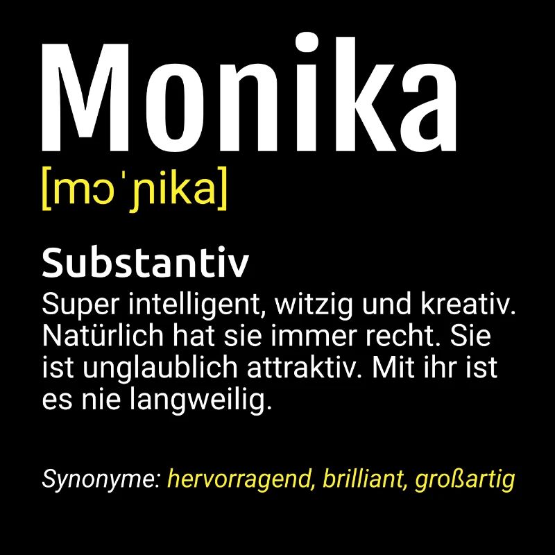 Monika Name Definition