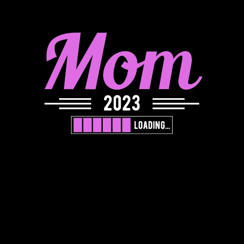 Mom 2023 Loading Shirt Geschenk