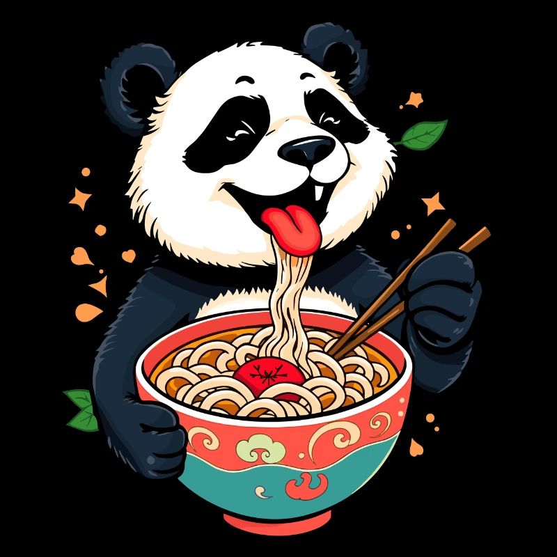 Panda Ramen Plaisir Design