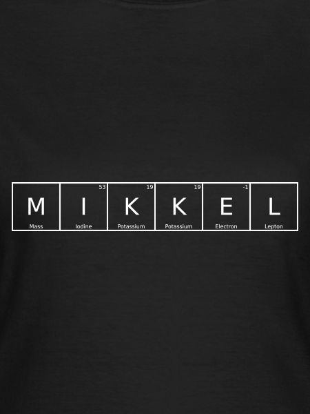 Mikkel Navn Fornavn Kemi Periodiske systemelementer