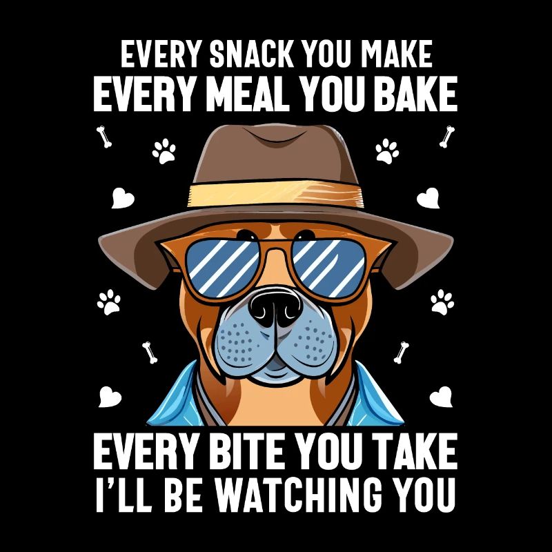 Chiens - Chaque collation que vous préparez, je vous surveillerai !