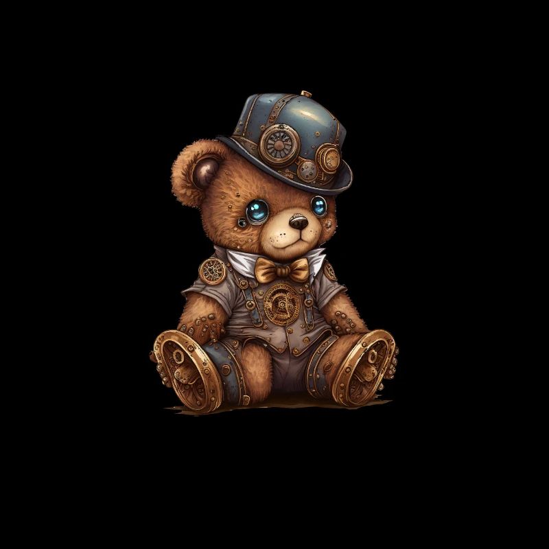 Science-Fiction steampunk Bär