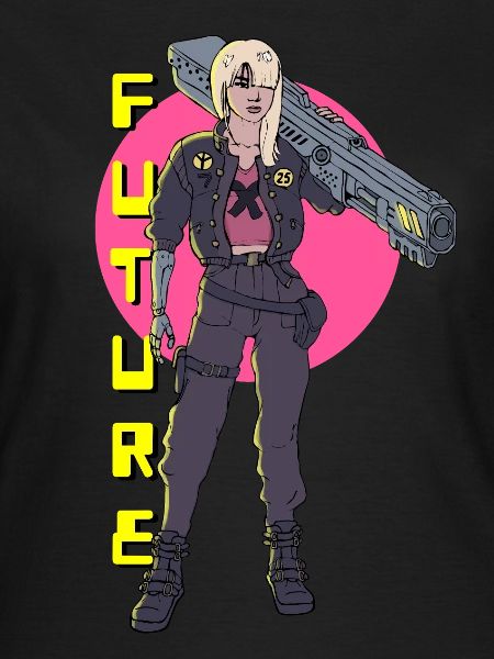 Fille Cyberpunk