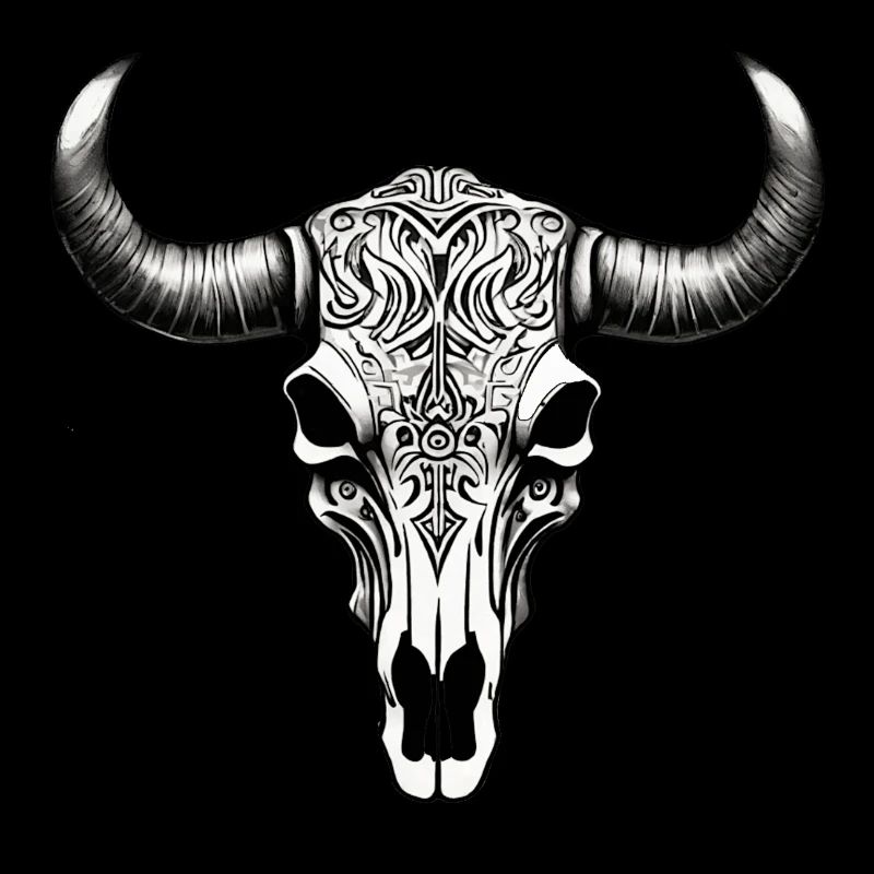 Stier Schädel