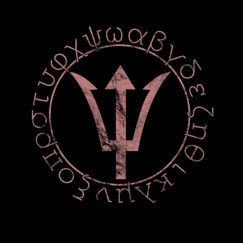 Poseidon Trident symbole De Dieu Grec