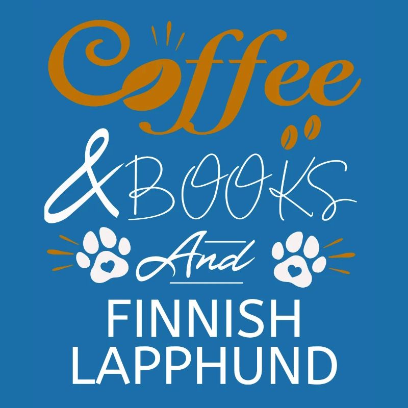 Finnischer Lapphund Kaffee Bücher Hunde Lapphunde