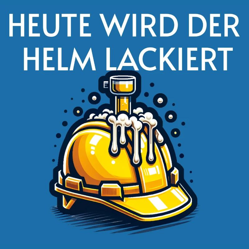Bier - Heute wird der Helm lackiert Trinkspruch