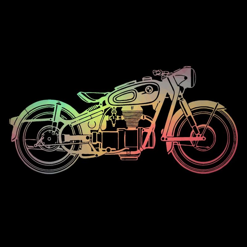 Motorrad Moped Motorroller Geschenk Geschenkidee