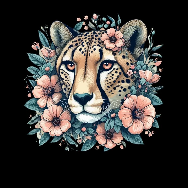 Guépard Fleurs de guépard