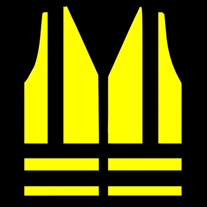 Gilet de sécurité jaune