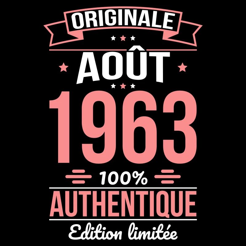Anniversaire 60 ans - Originale - Août 1963