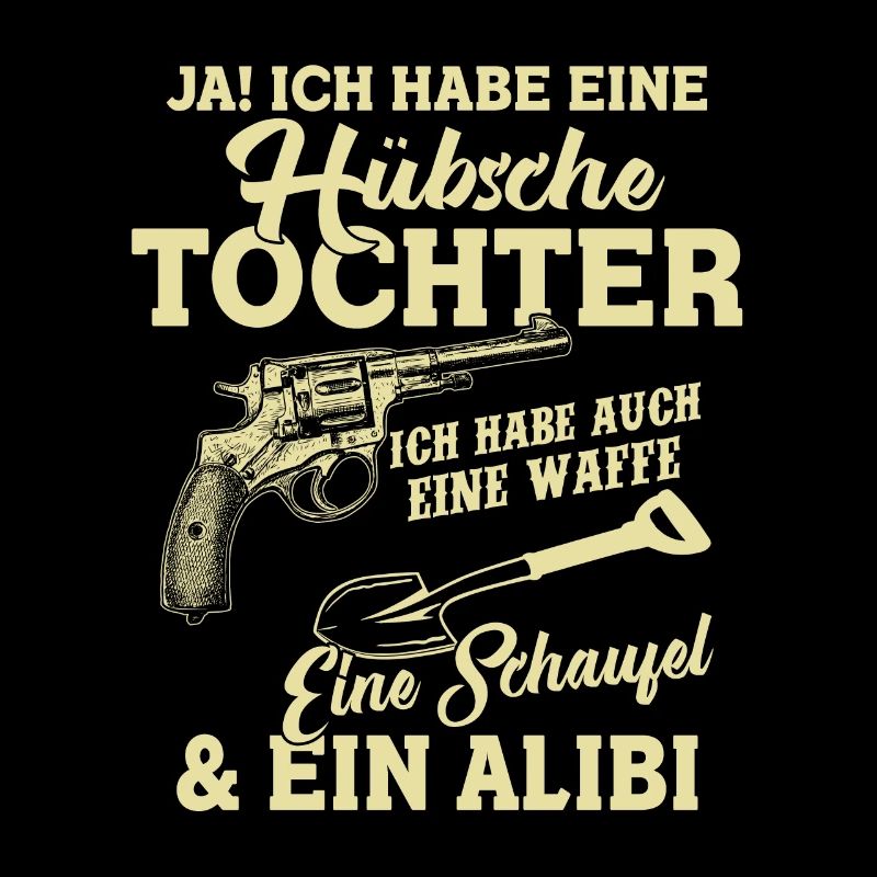 Ich habe eine hübsche Tochter Vater Geschenk
