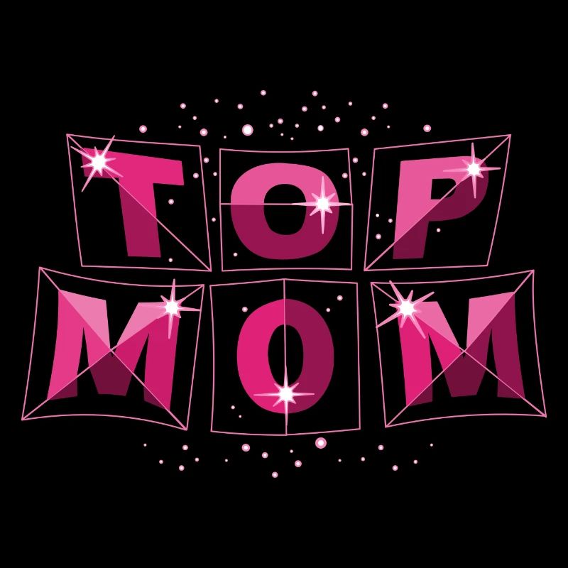 top mom pink spacy