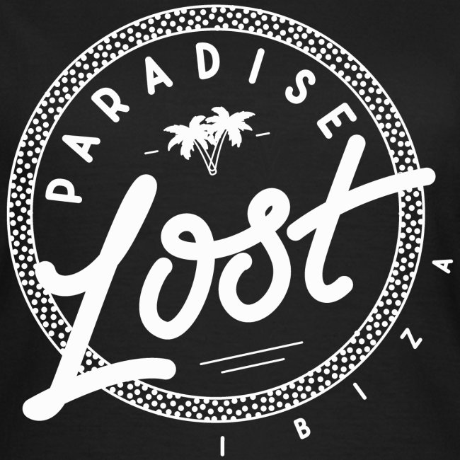 Paradise Lost Ibiza - Logo bianco
