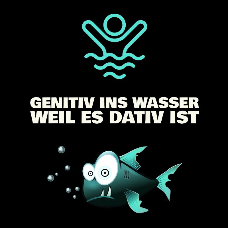 GENITIV ins Wasser, weil es DATIV ist!