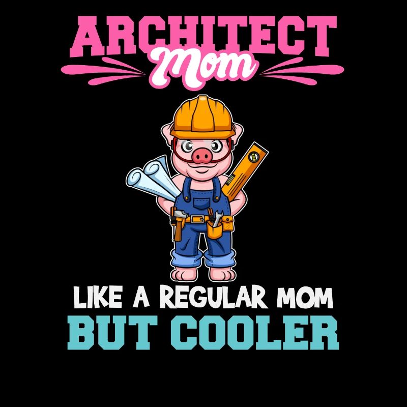 Architecte Maman comme une maman régulière mais plus cool