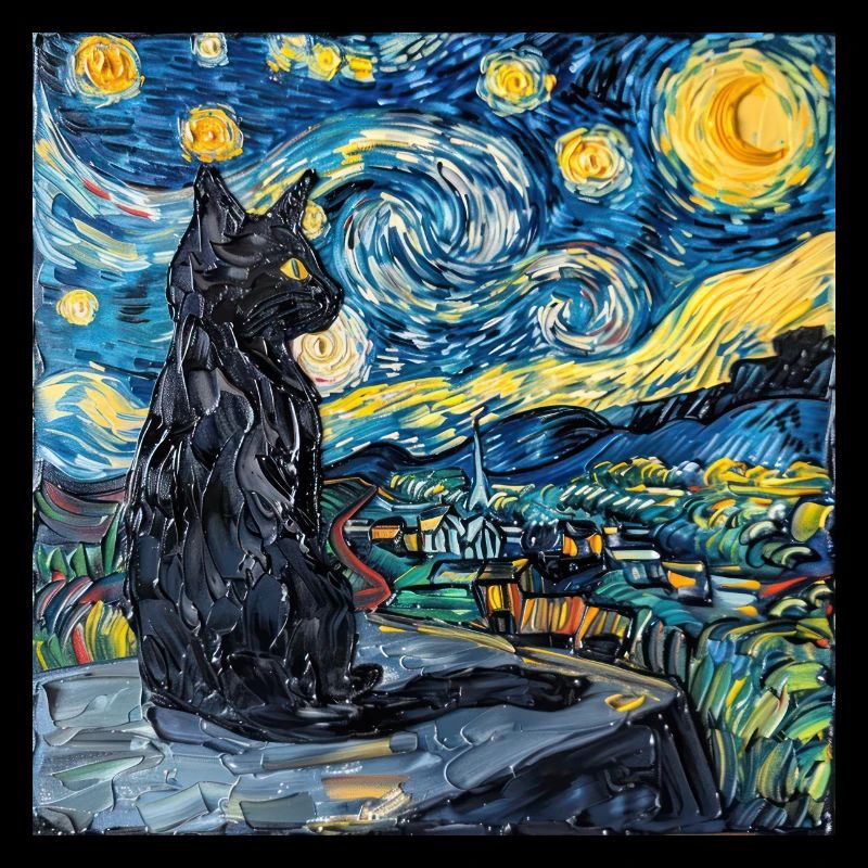 Chat, Motif De Chat