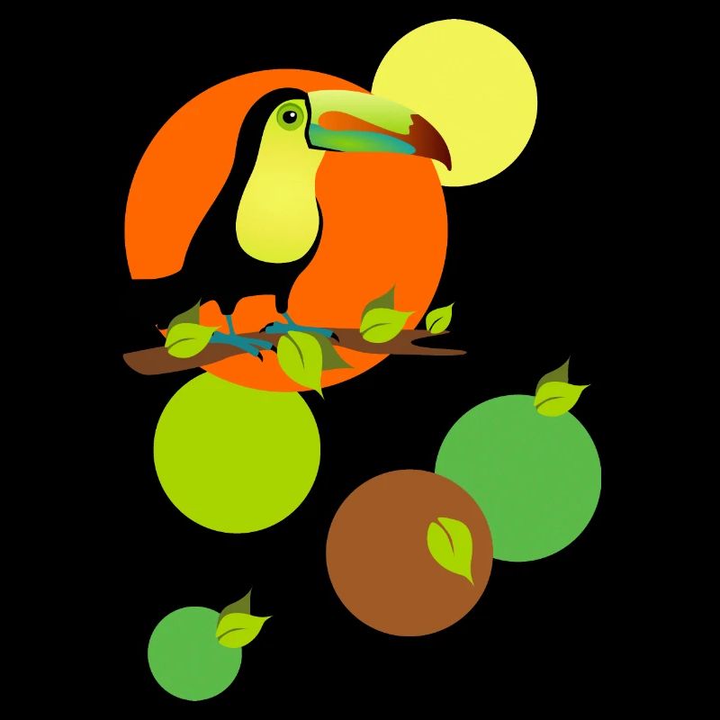 Toucan - coloré et coloré