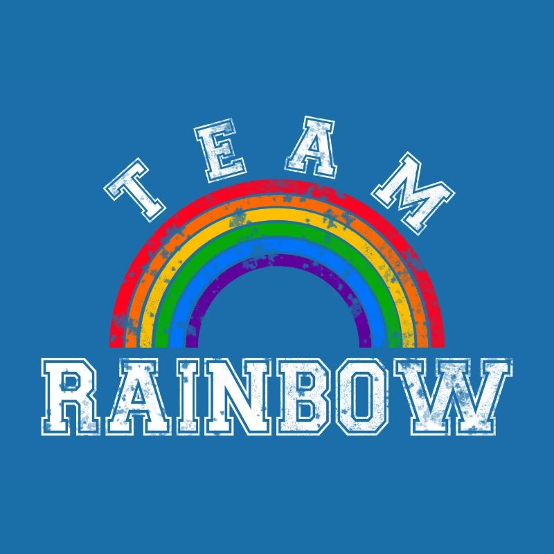 Équipe Rainbow LGBT Gay Pride Rainbow CSD