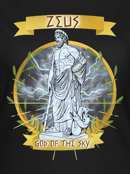 Zeus God Griekse mythologie, bliksem, goud