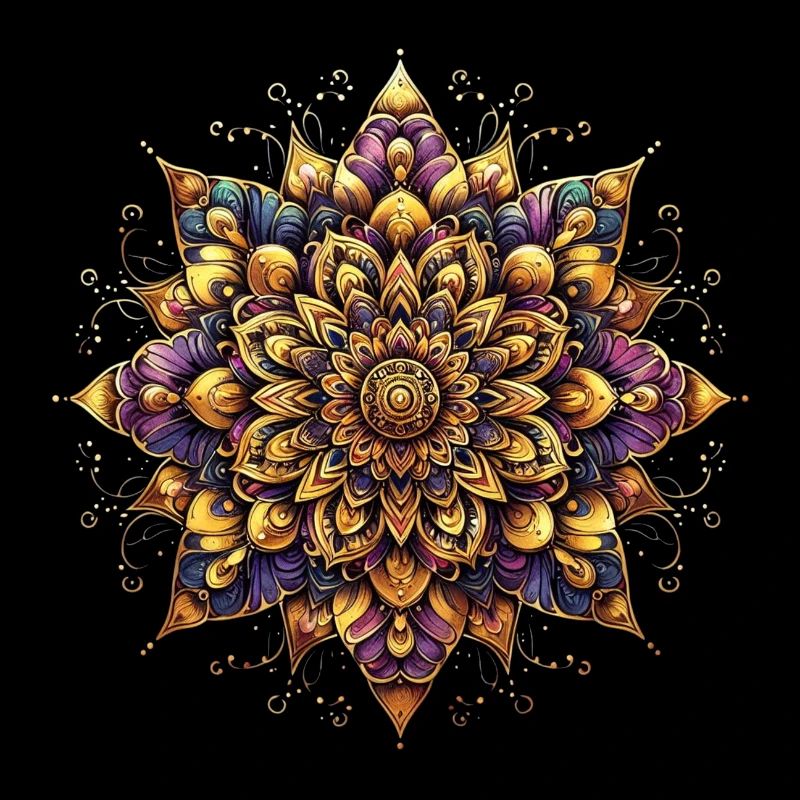 Mandala Harmony gold