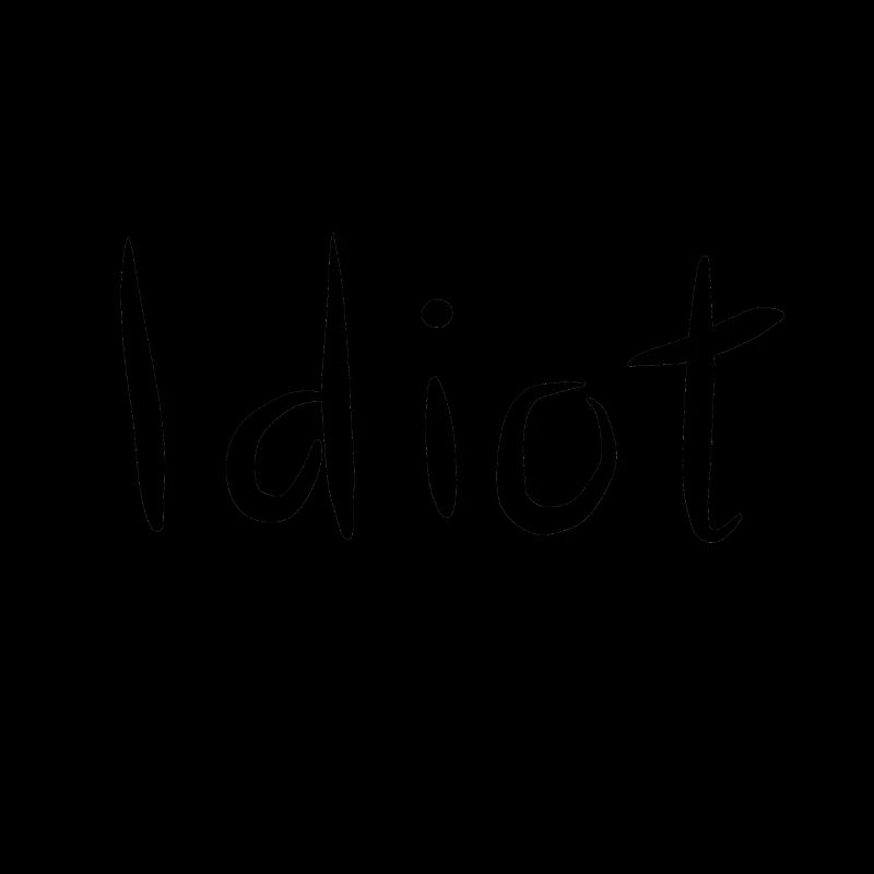 Idiot - manuscrite