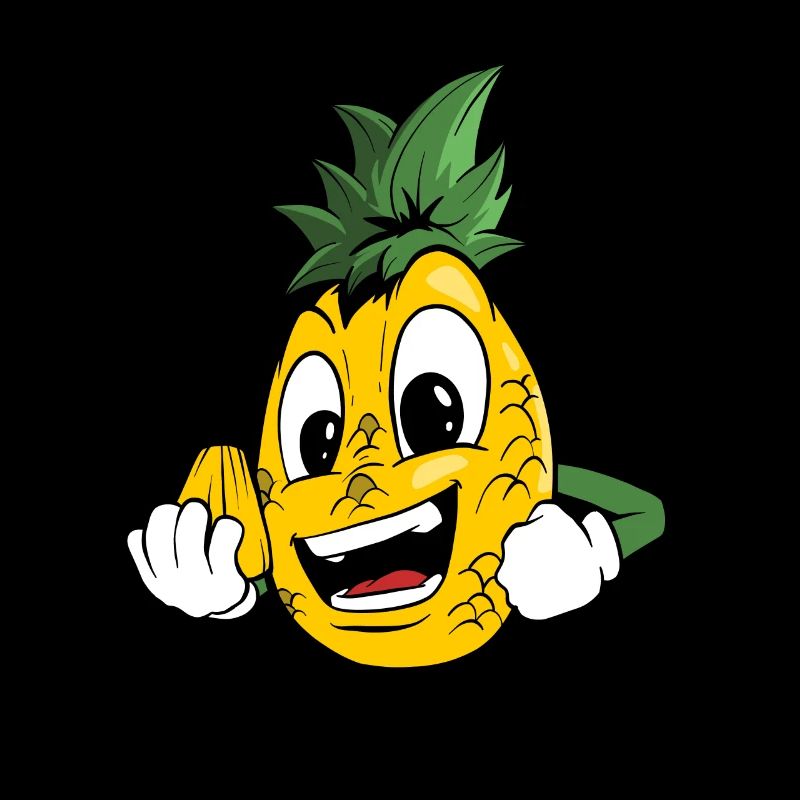 Funny Cartoon Pineapple