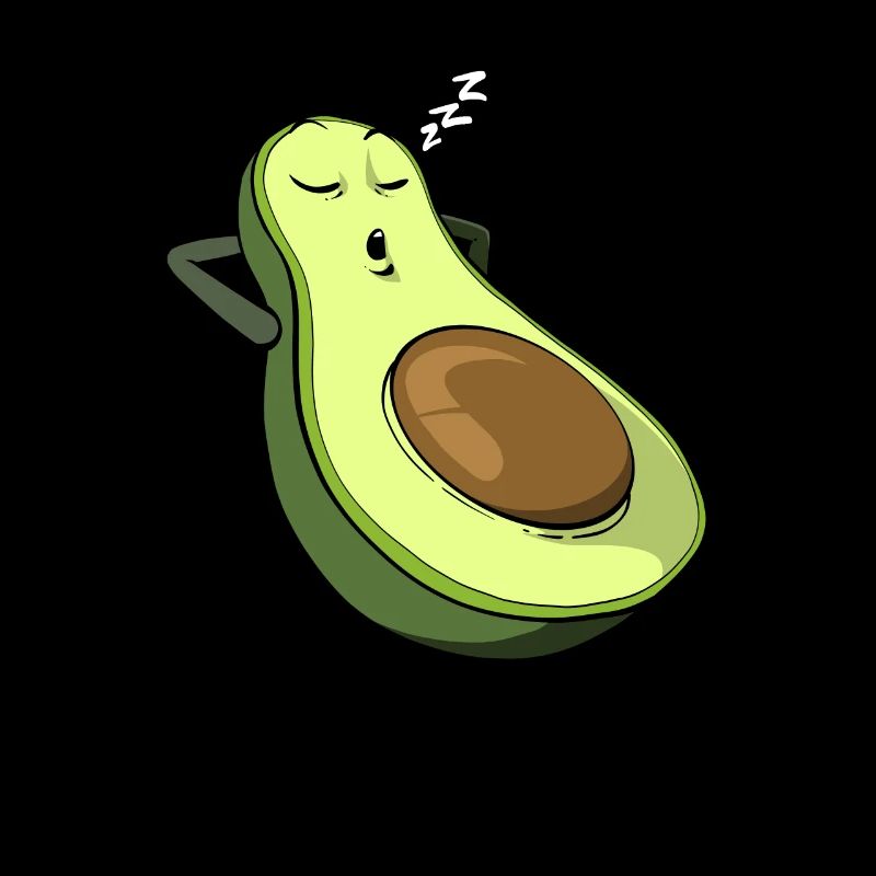 Sleeping avocado