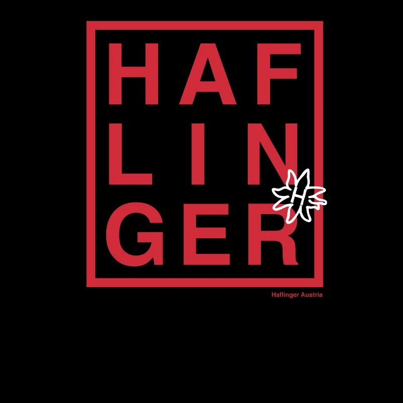 Haflinger lettrage / cheval