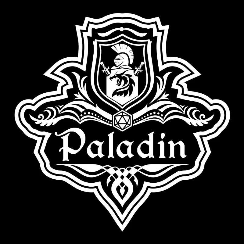 Paladin JDR - Warrior emblem RPG DM role-playing game