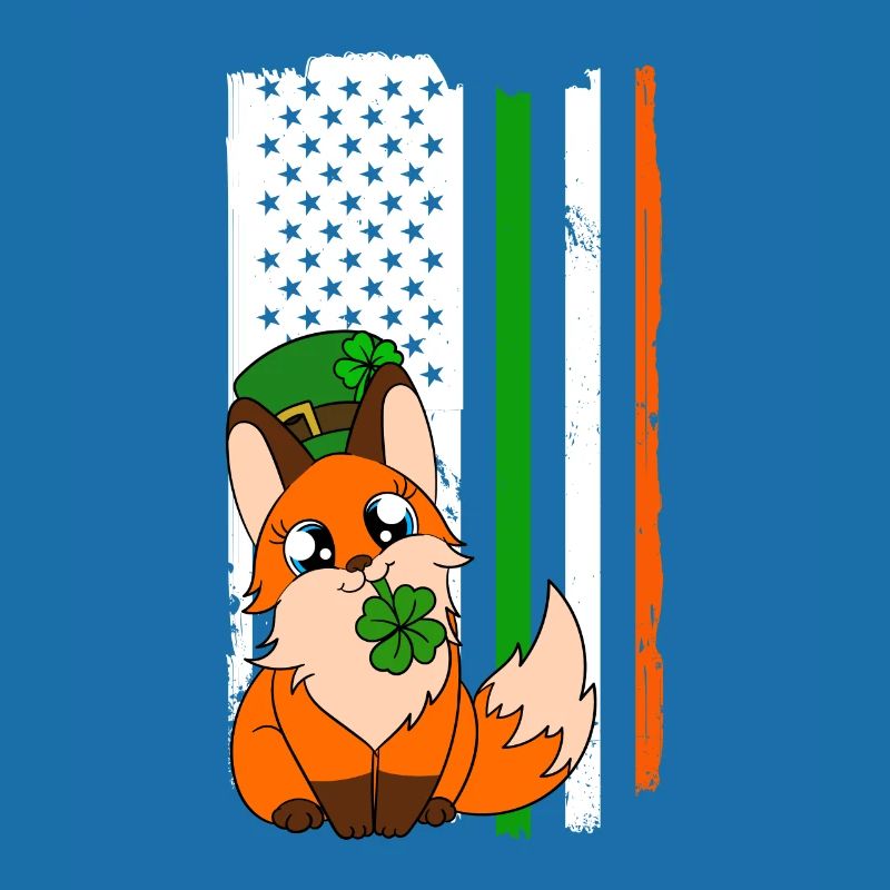 Mignon trèfle renard Saint-Patrick