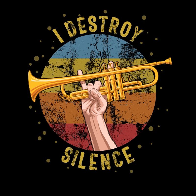 Trompeter I Destroy Silence Music Trombone