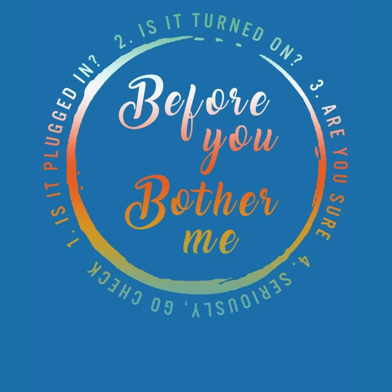 Computertechniker-Hemd, Checkliste für den technischen Support