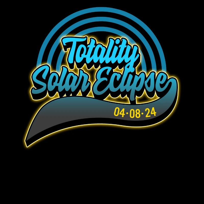 Solar Eclipse Shirt, Totality Solar Eclipse 04 08
