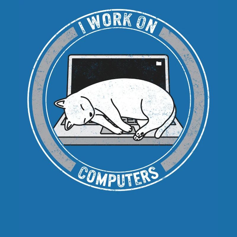 Programmierer-Shirt, Ich arbeite an Computern T-Shirt, Codierung
