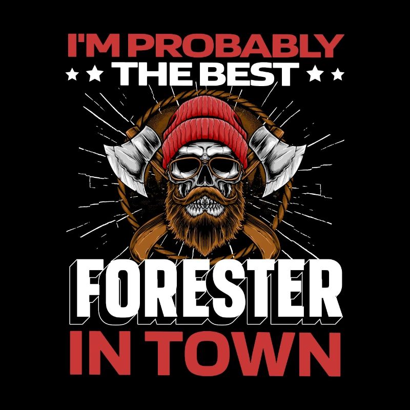Woodcutter Forestry worker Lumberjack Skull