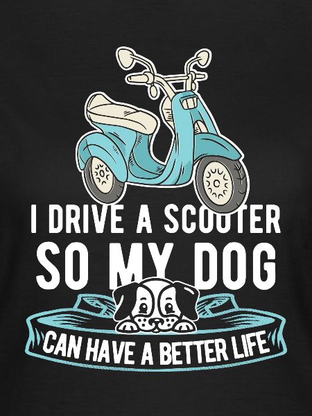 Motorroller Hund