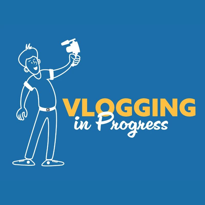 Vlogging in progress