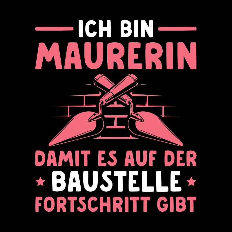 Baustelle Humor Maurerin Geschenkidee