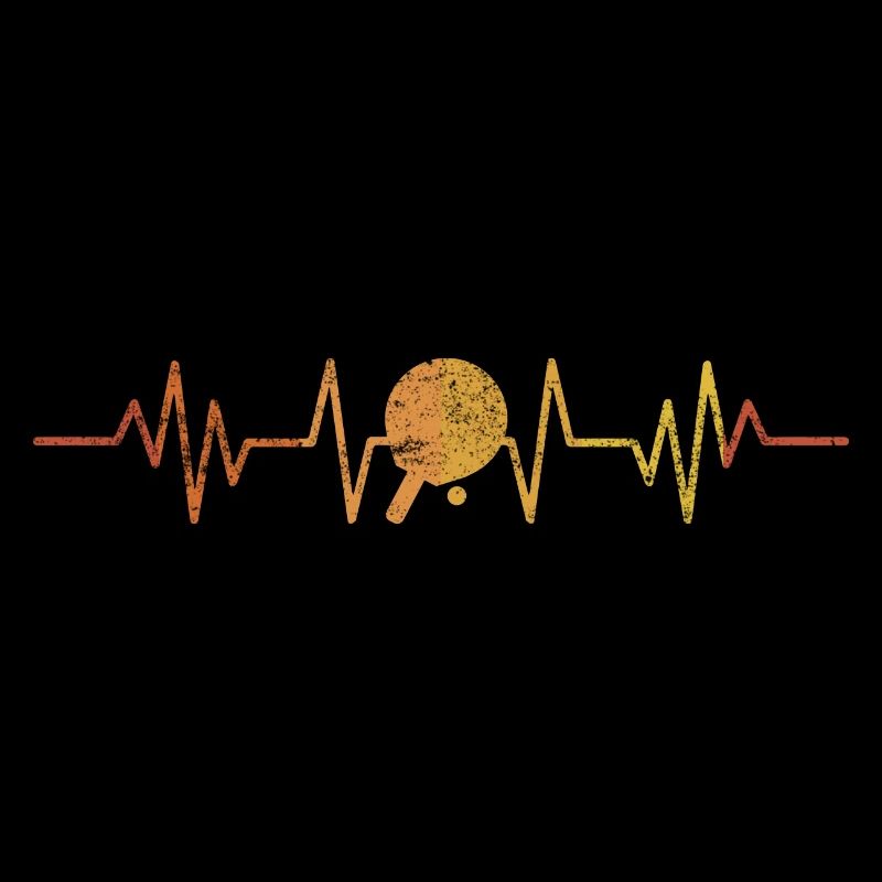 Table tennis player heartbeat