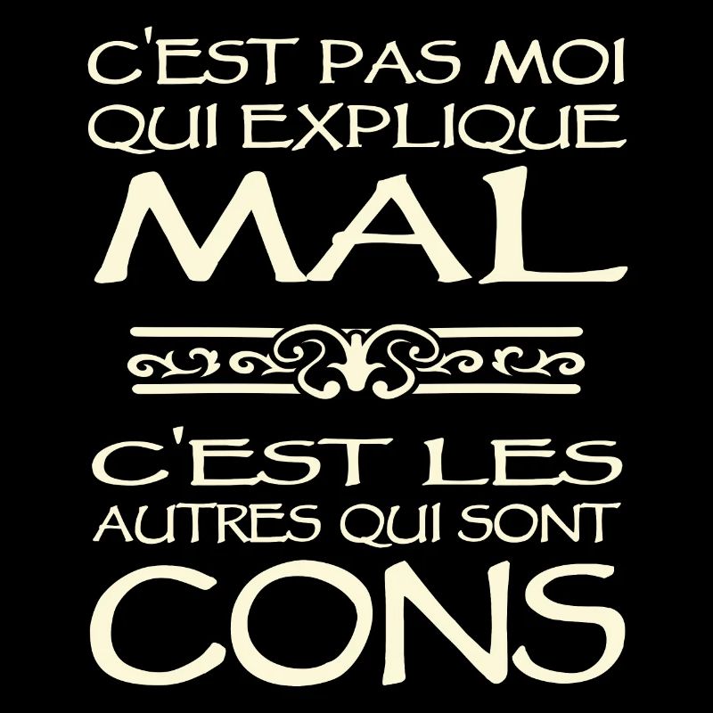 c'est pas moi qui explique mal c'est les autres