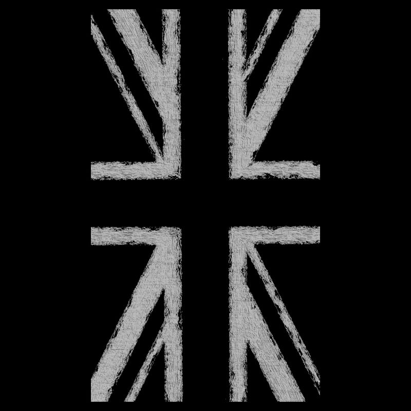 Vertical Union Jack (Faded)