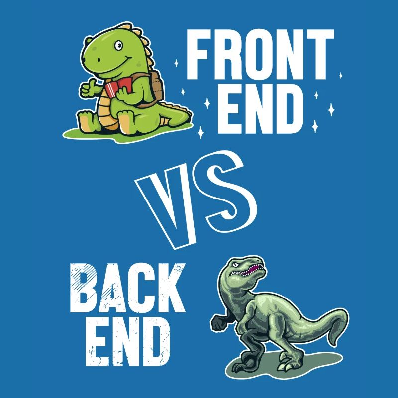 Frontend vs. Backend Developer Developer Coder